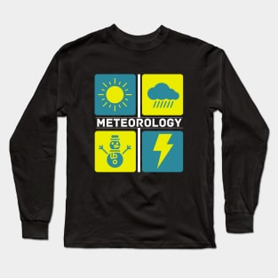 Funny Weather Forecasting Gifts - Meteorology Long Sleeve T-Shirt